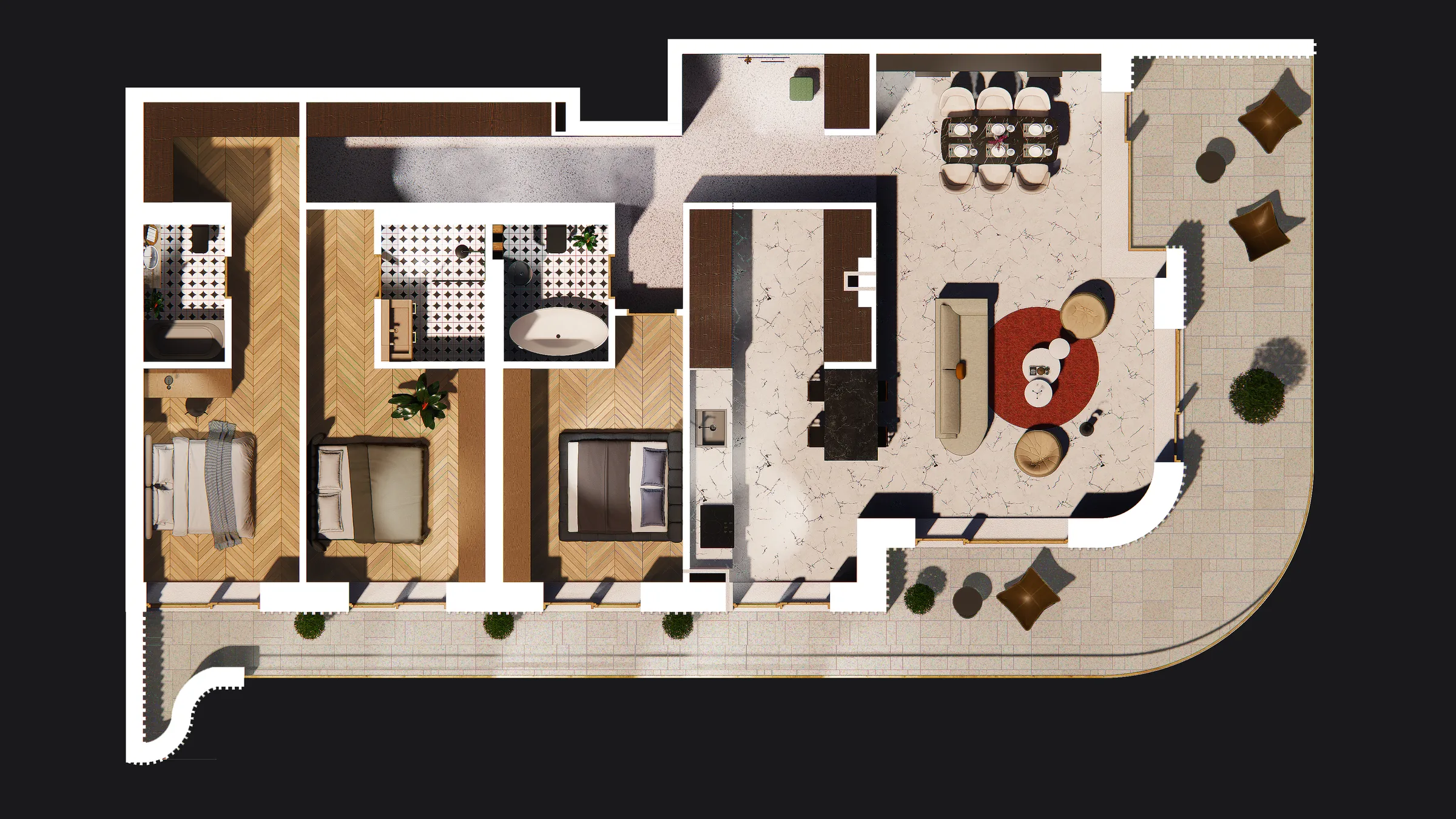 Apartment 33 floor plan