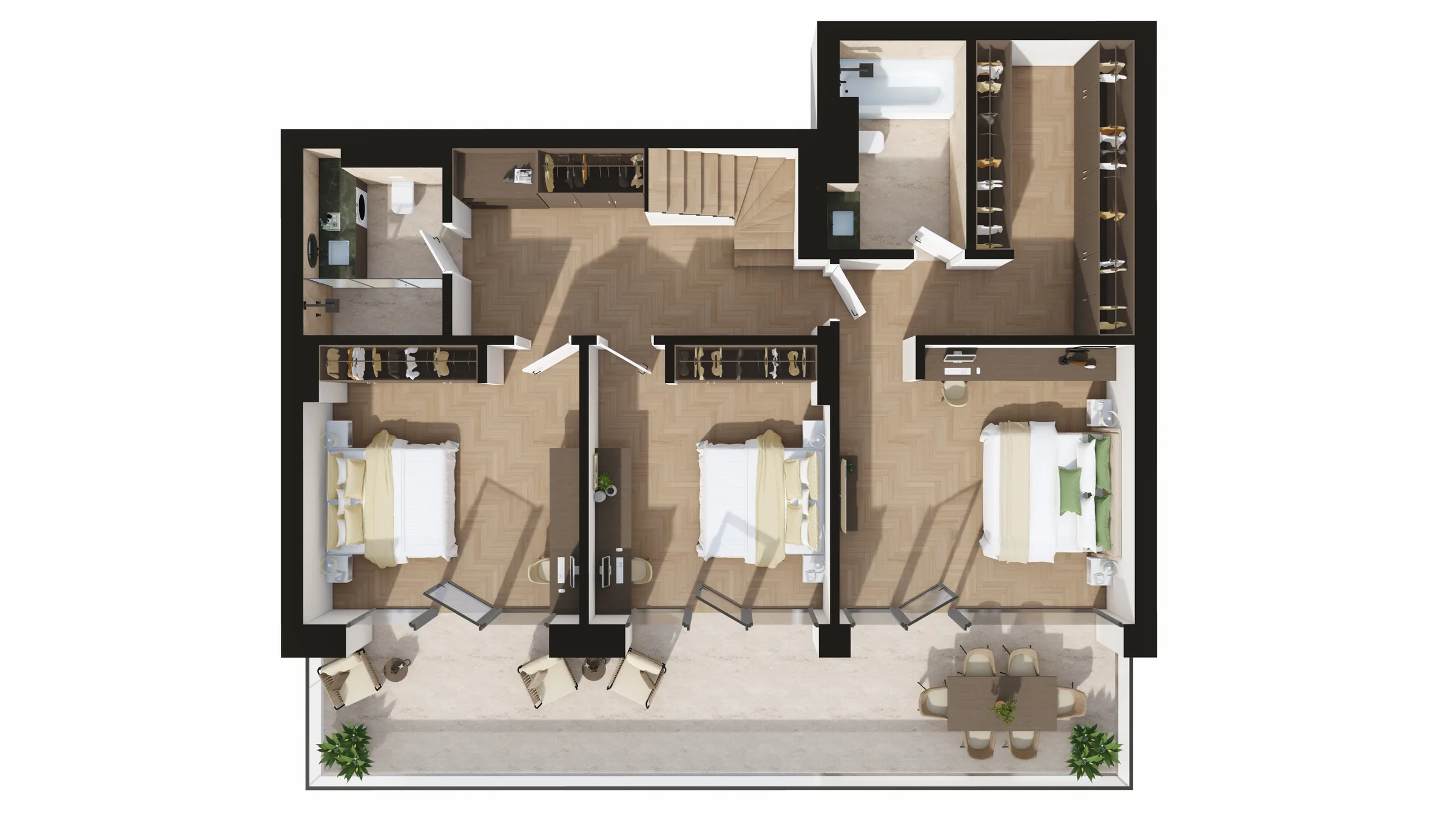 Apartment 55 floor plan